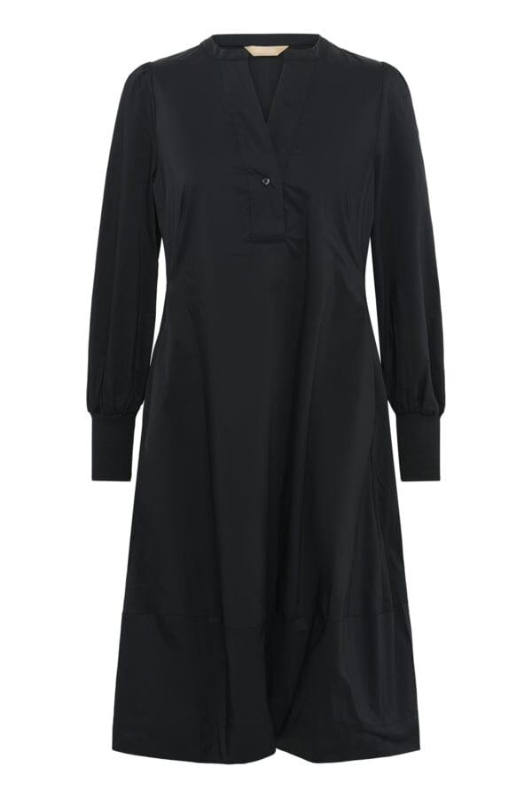 Antoinett Rib Dress in Black Dress Culture