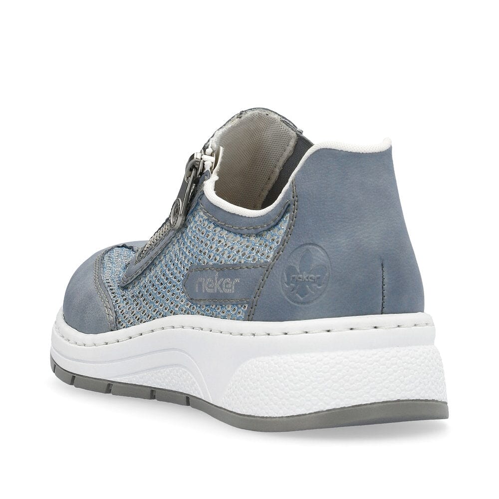 Breathable Sneakers with Zipper in Grey Sneaker Rieker 