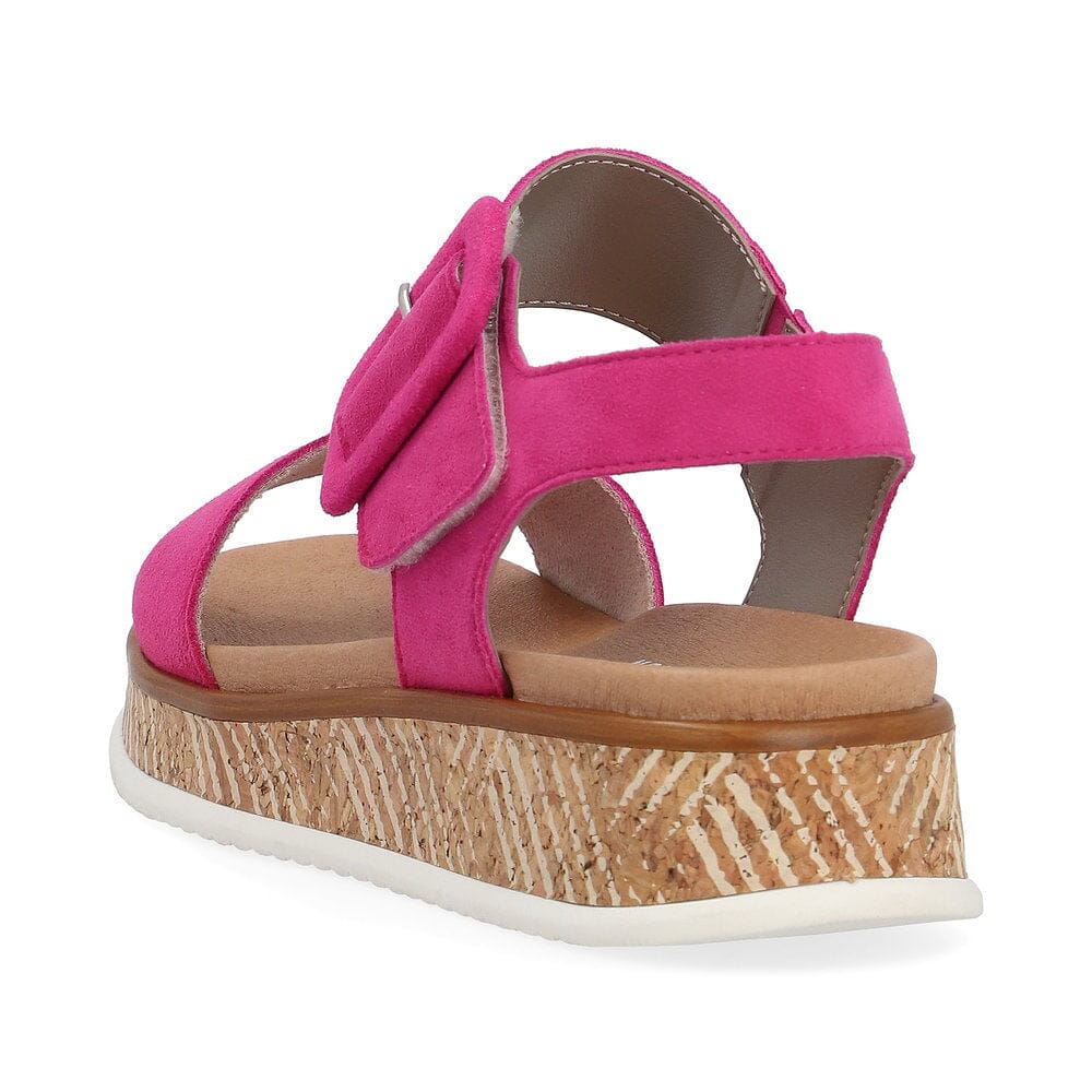 Casual Sandals with Square Buckle in Pink - Renaissance Boutiques Ireland