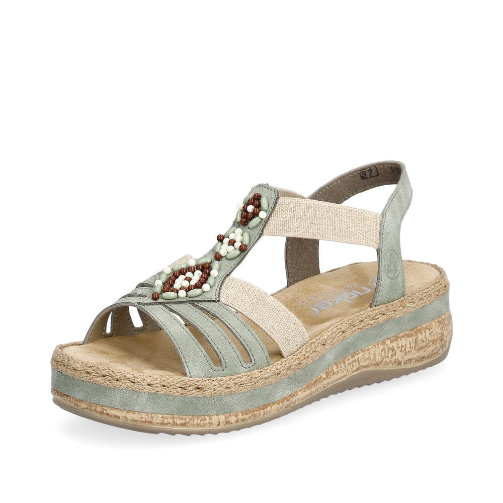 Casual Sandals with Strap Beads in Multicolour Sandal Rieker 