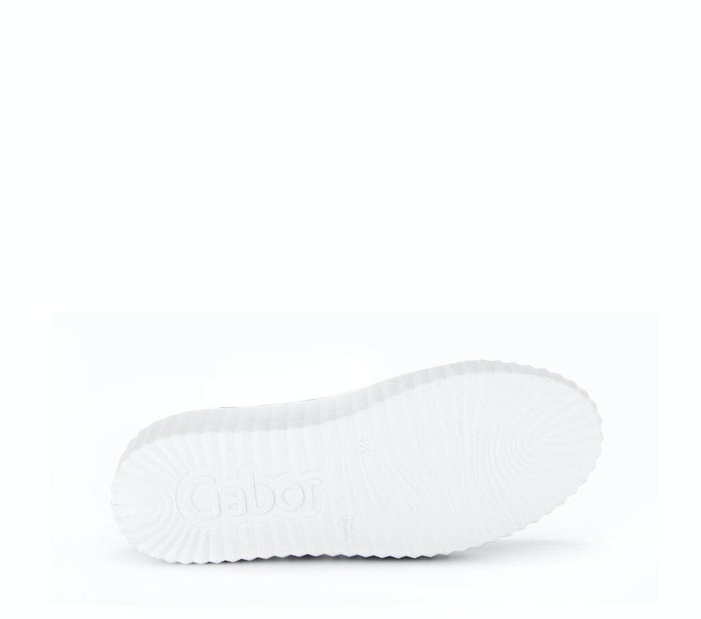 Chunky Sole Sneakers with Zipper in White Sneaker Gabor 
