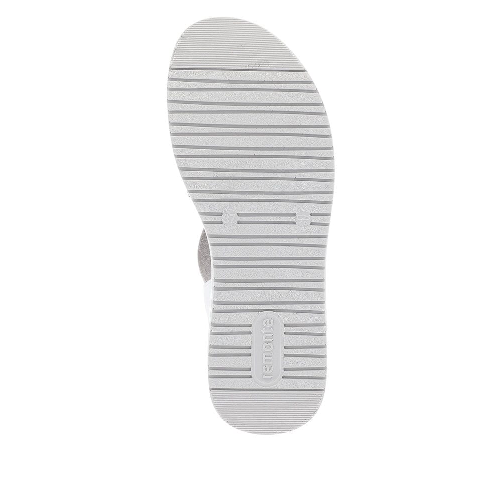 Cross Strap Sandals in White Sandal Rieker 