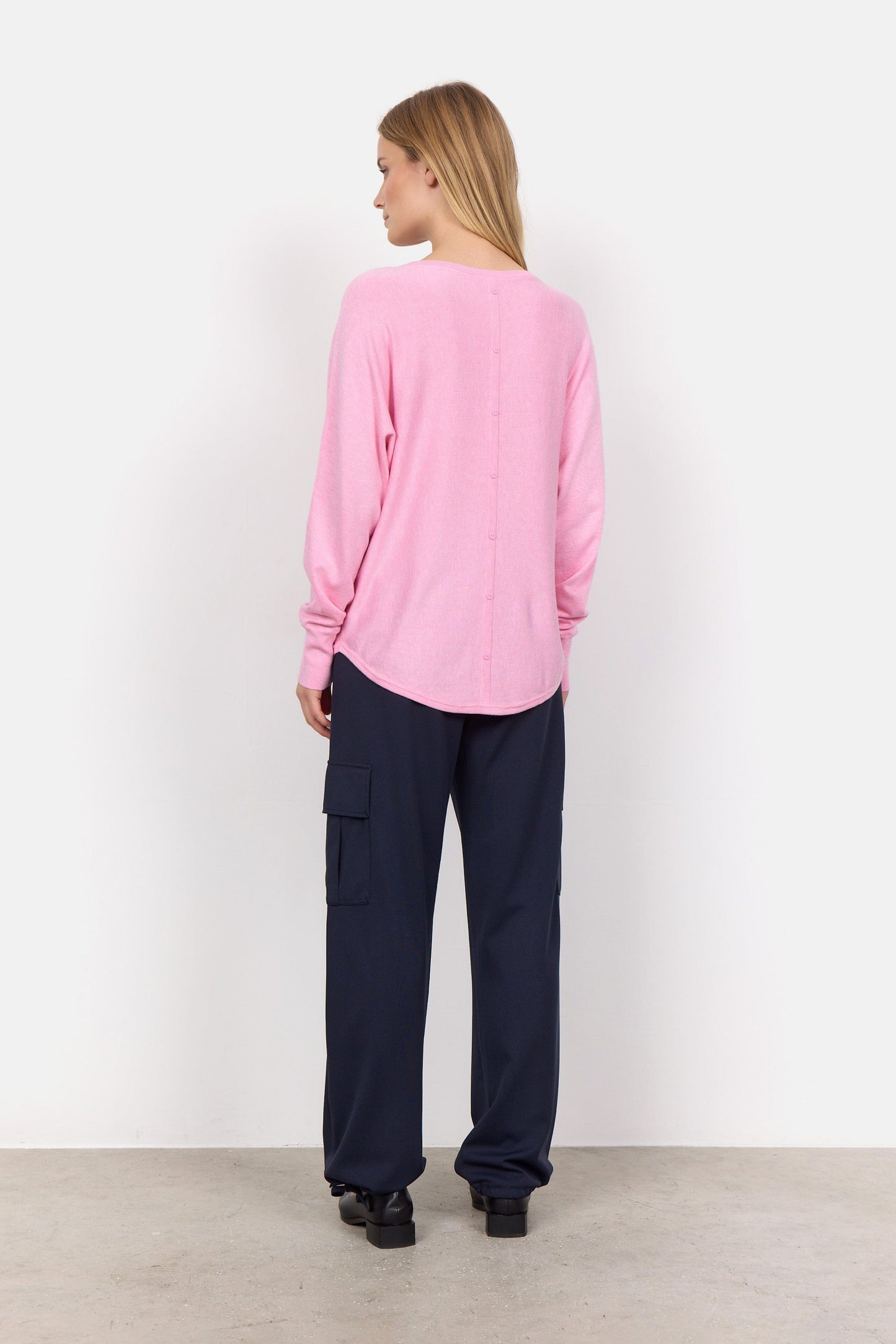 Dollie 620 Pullover in Pink Melange Pullover Soyaconcept 