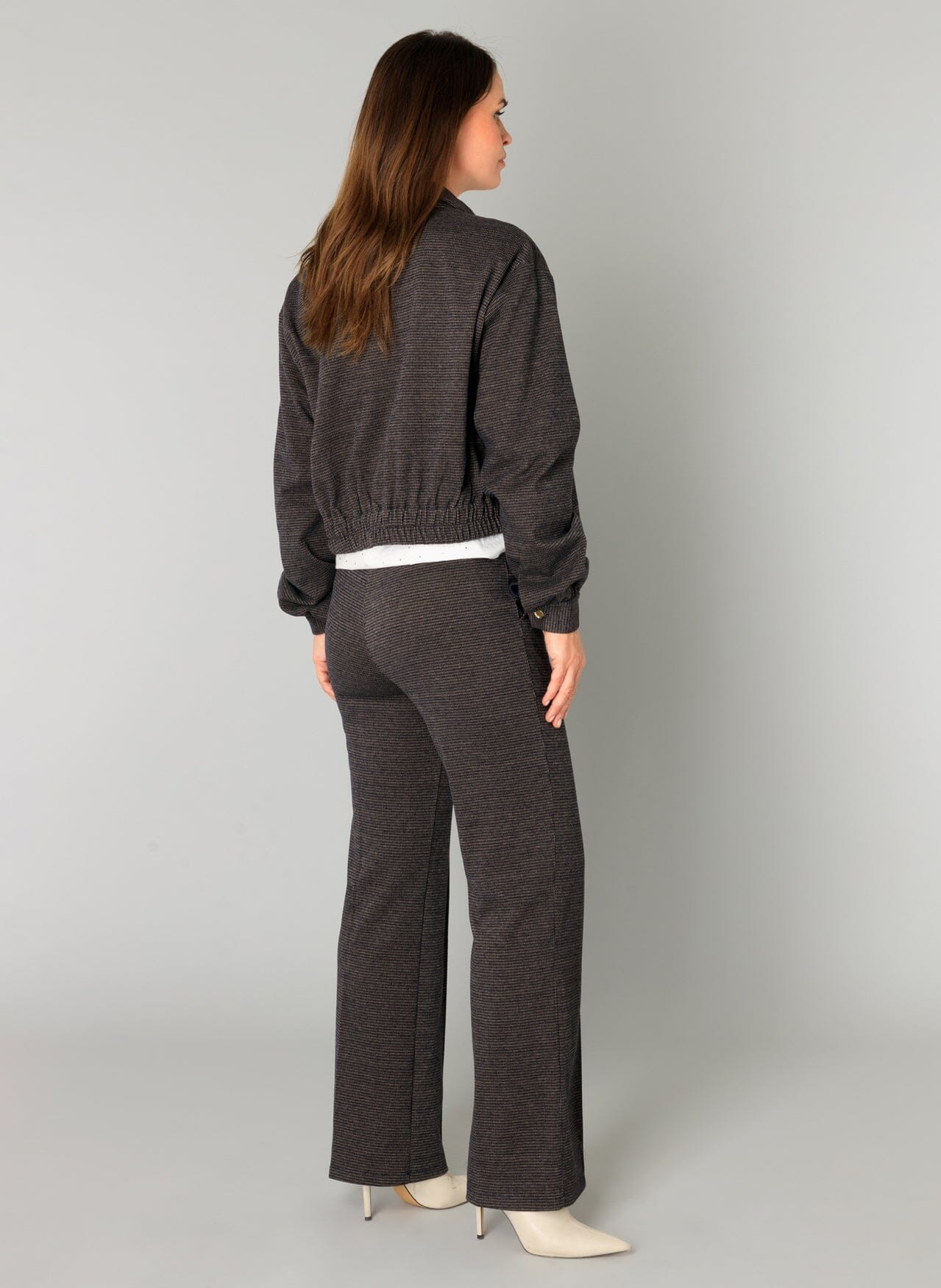 Naji Essential Jacket in Dark Navy Melange Jacket Yest