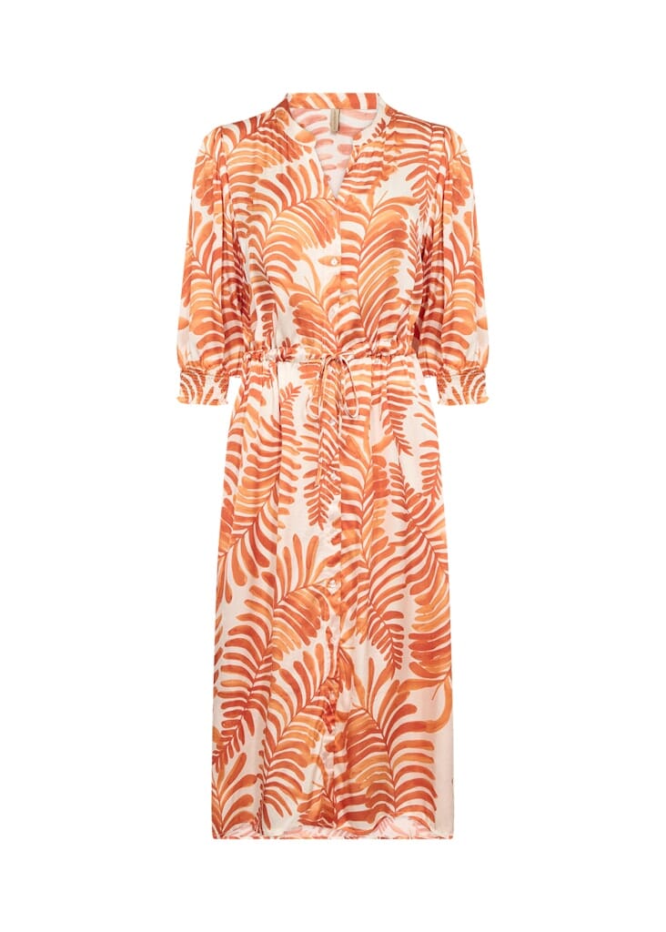 Rochel Dress in Mandarin Combi Dress Soyaconcept