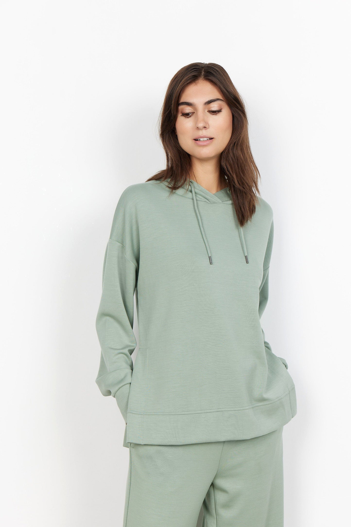 Banu Sweatshirt in Moss Green Sweatshirt Soyaconcept