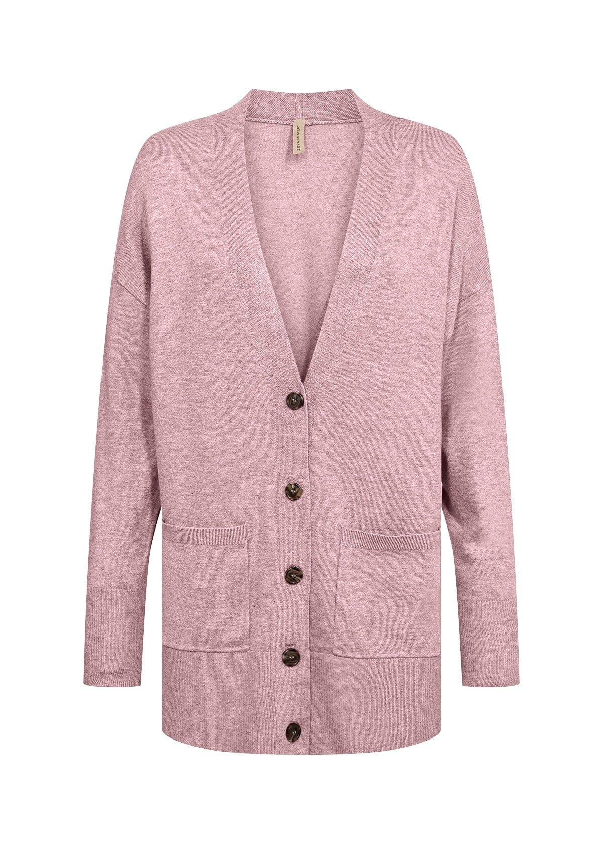 Dollie Cardigan in Shadow Rose Melange Cardigan Soyaconcept