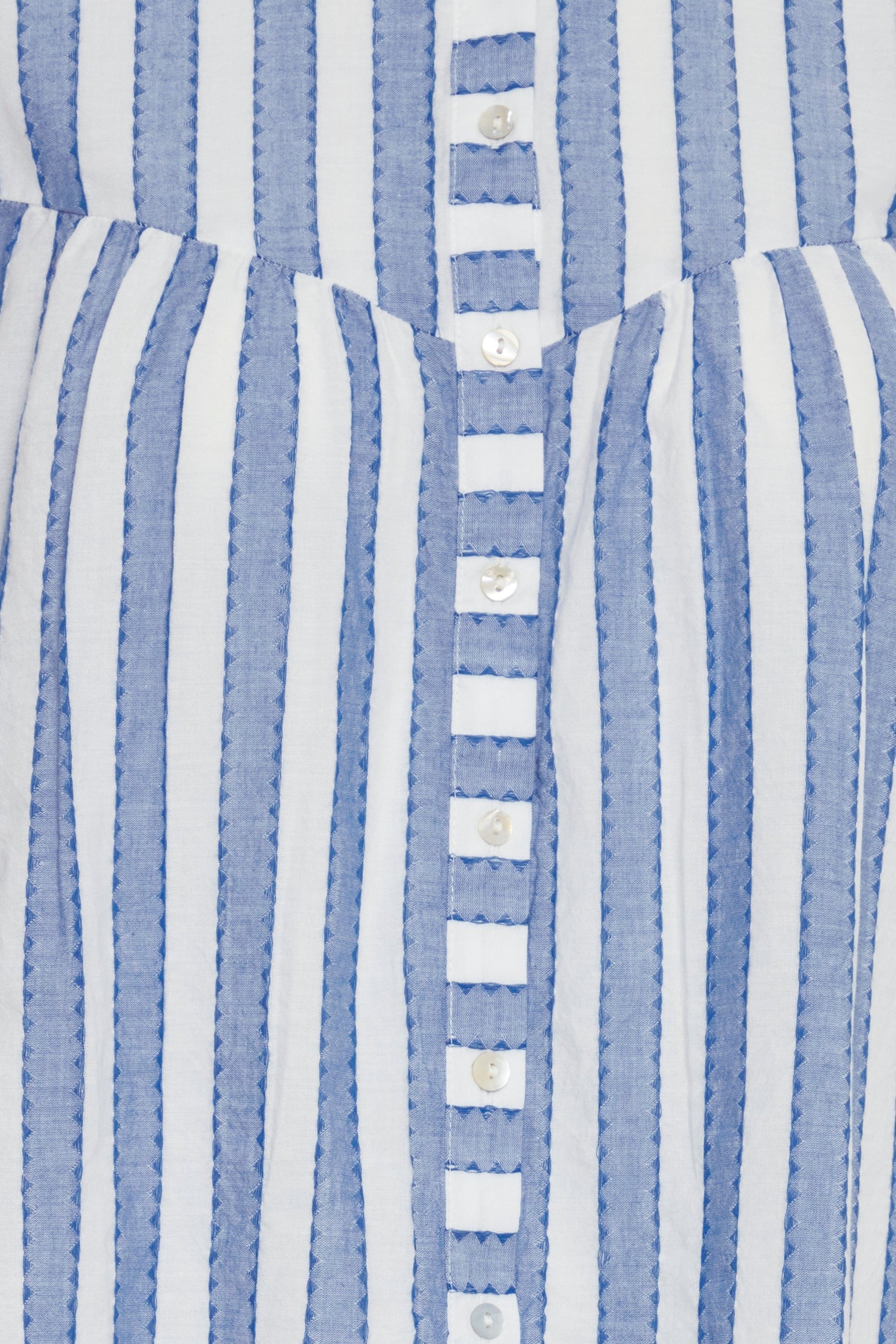 Ezoma Shirt in Little Boy Blue Stripe Pattern Shirt Ichi 
