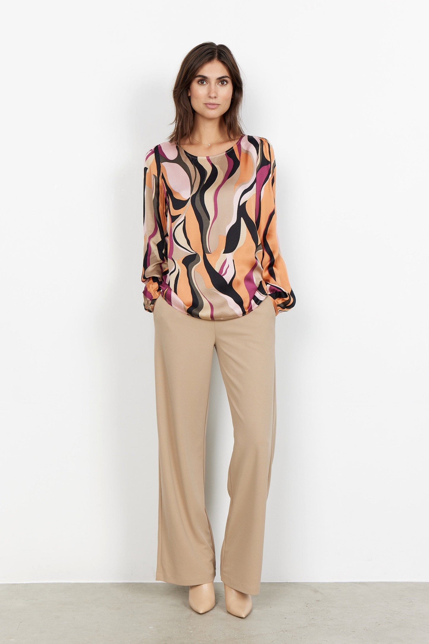 Jamilla Blouse in Rose Combi Blouse Soyaconcept