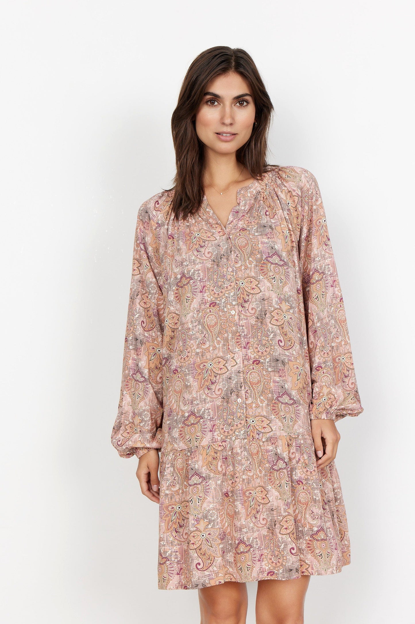 Jana Dress in Rose Combi Dress Soyaconcept