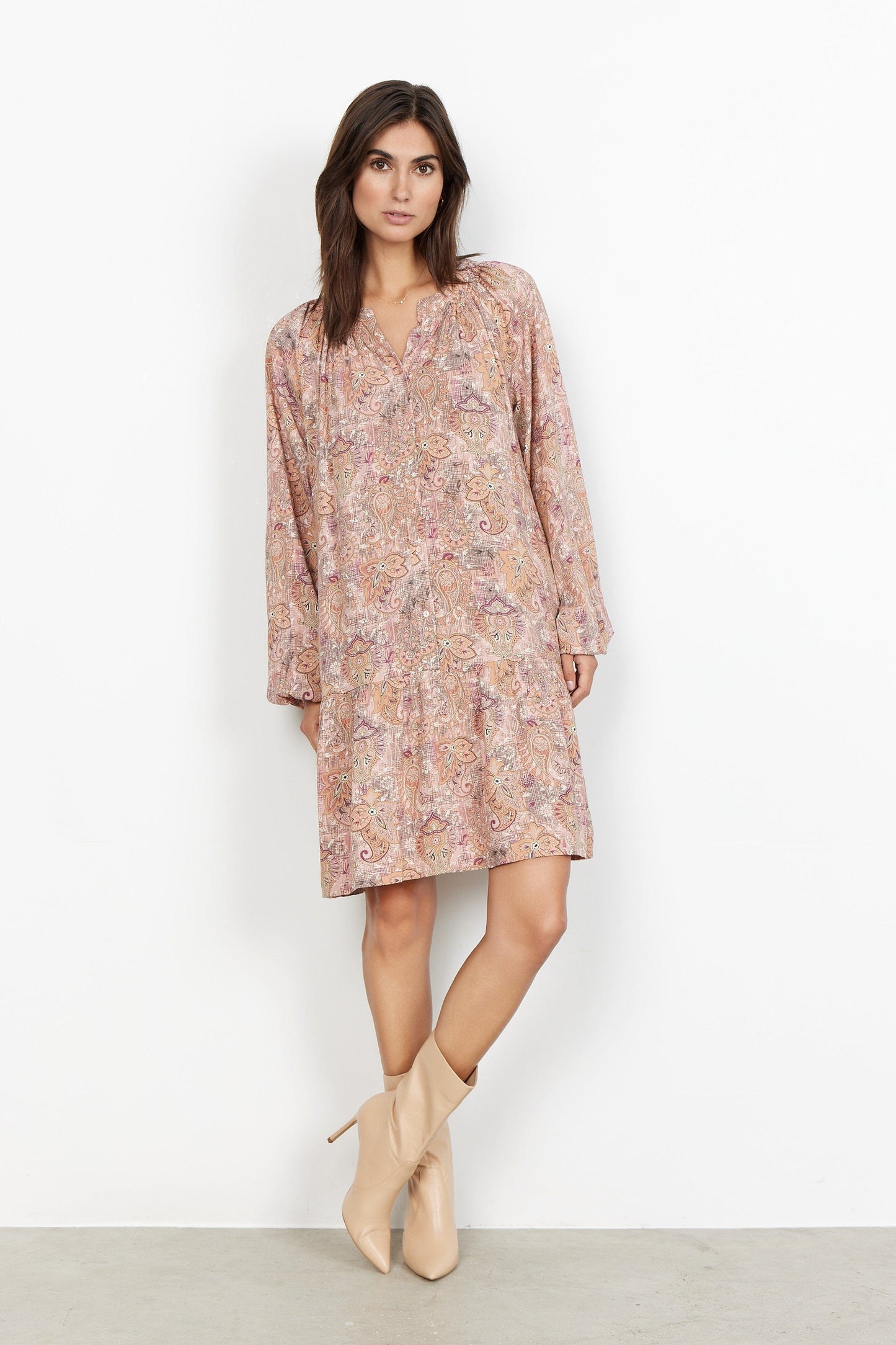 Jana Dress in Rose Combi Dress Soyaconcept