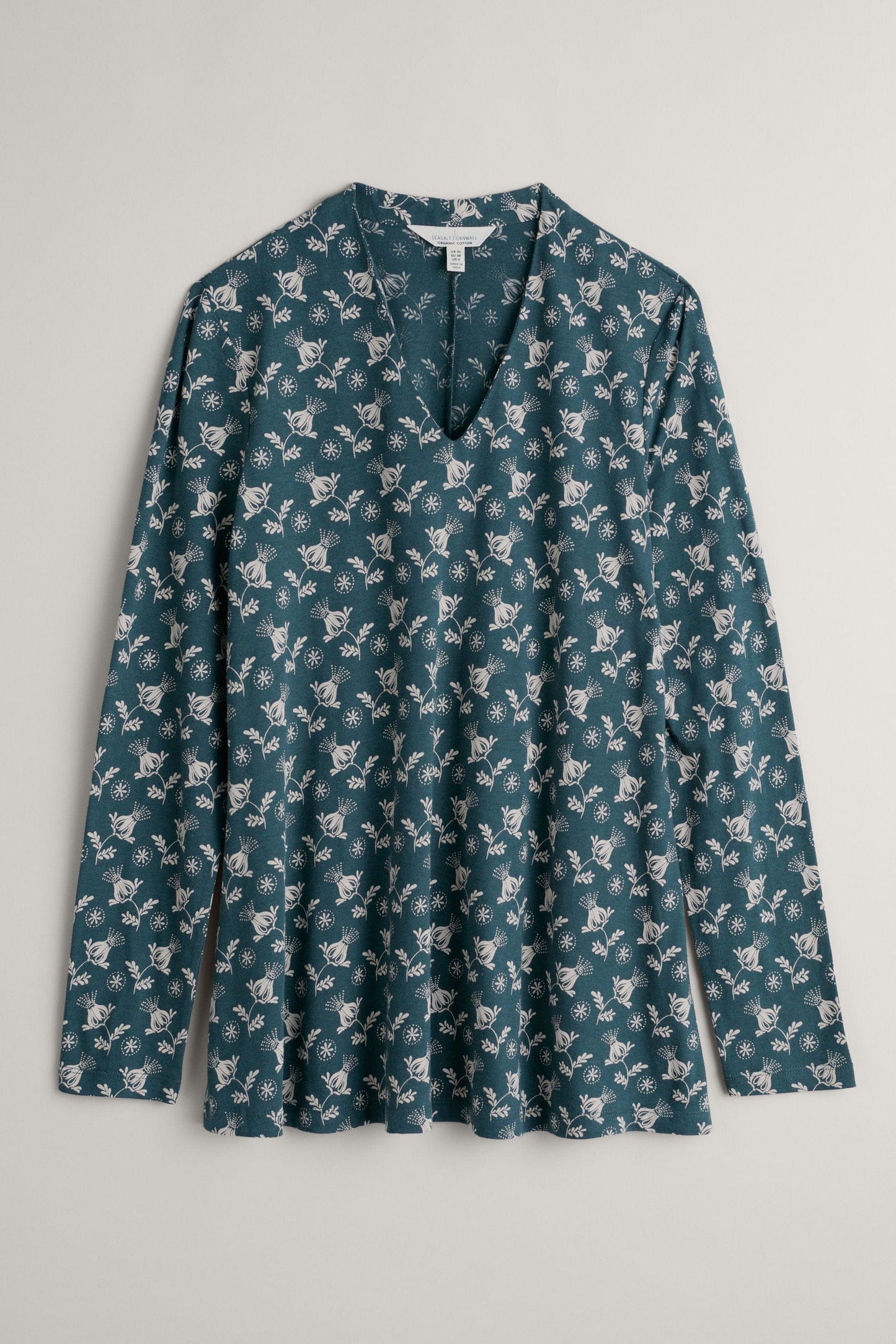 Janey Long Sleeve Top in Deep Teal Top Seasalt