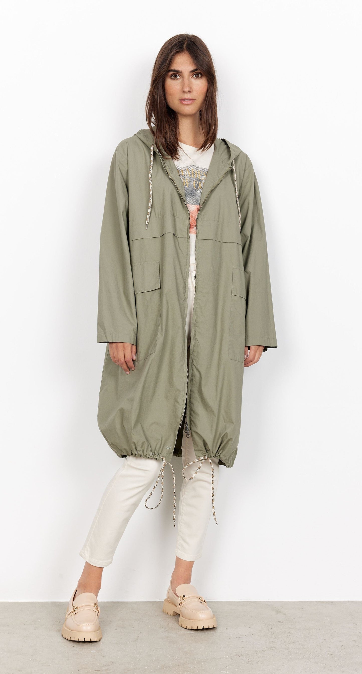 Kamine Jacket in Dusky Green - Renaissance Boutiques Ireland