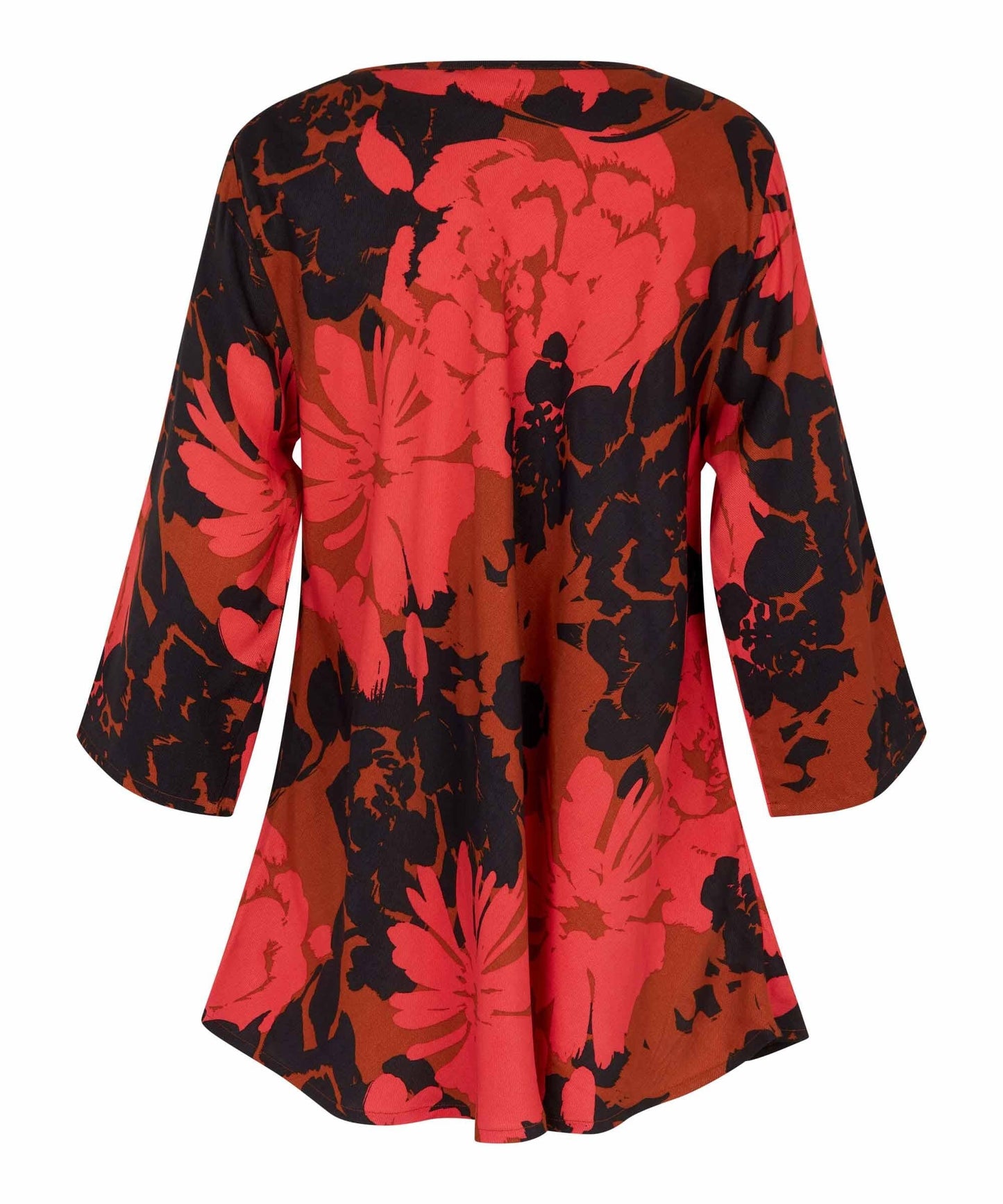 Kata 3/4 Sleeve Top in Picante Top Masai