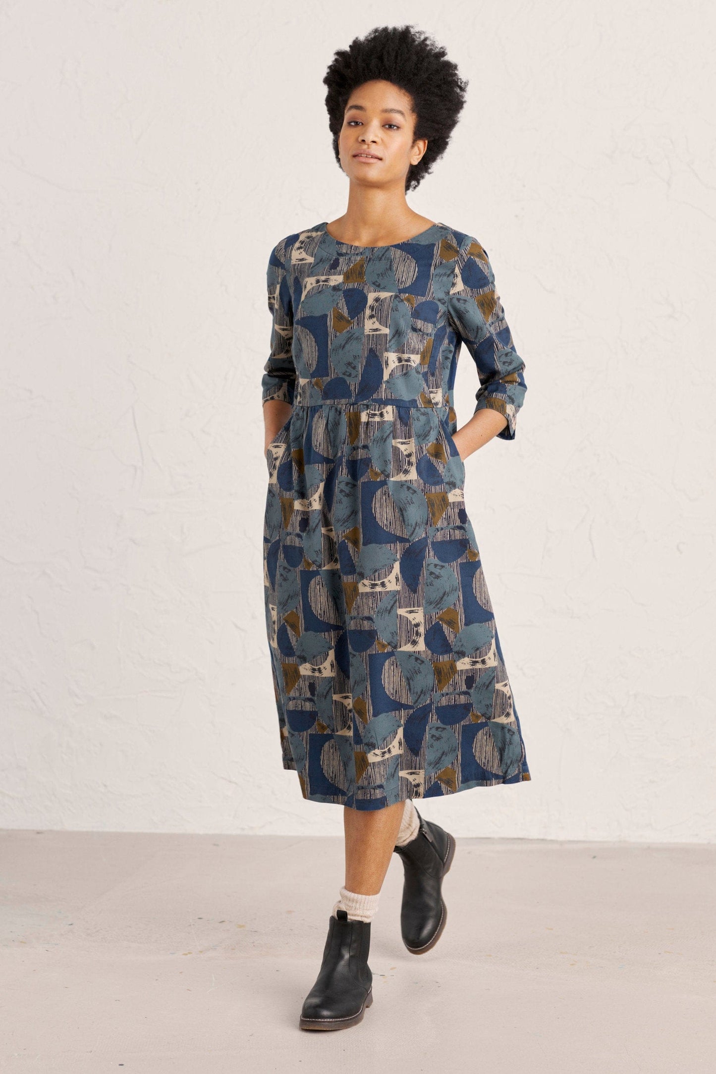 Kennack Sands Dress in Magpie Dress Seasalt