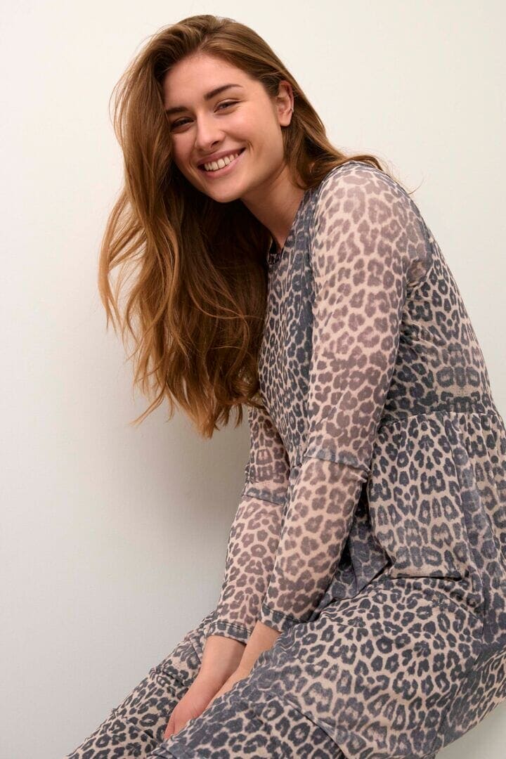 Melida Dress in Leopard Dress Culture