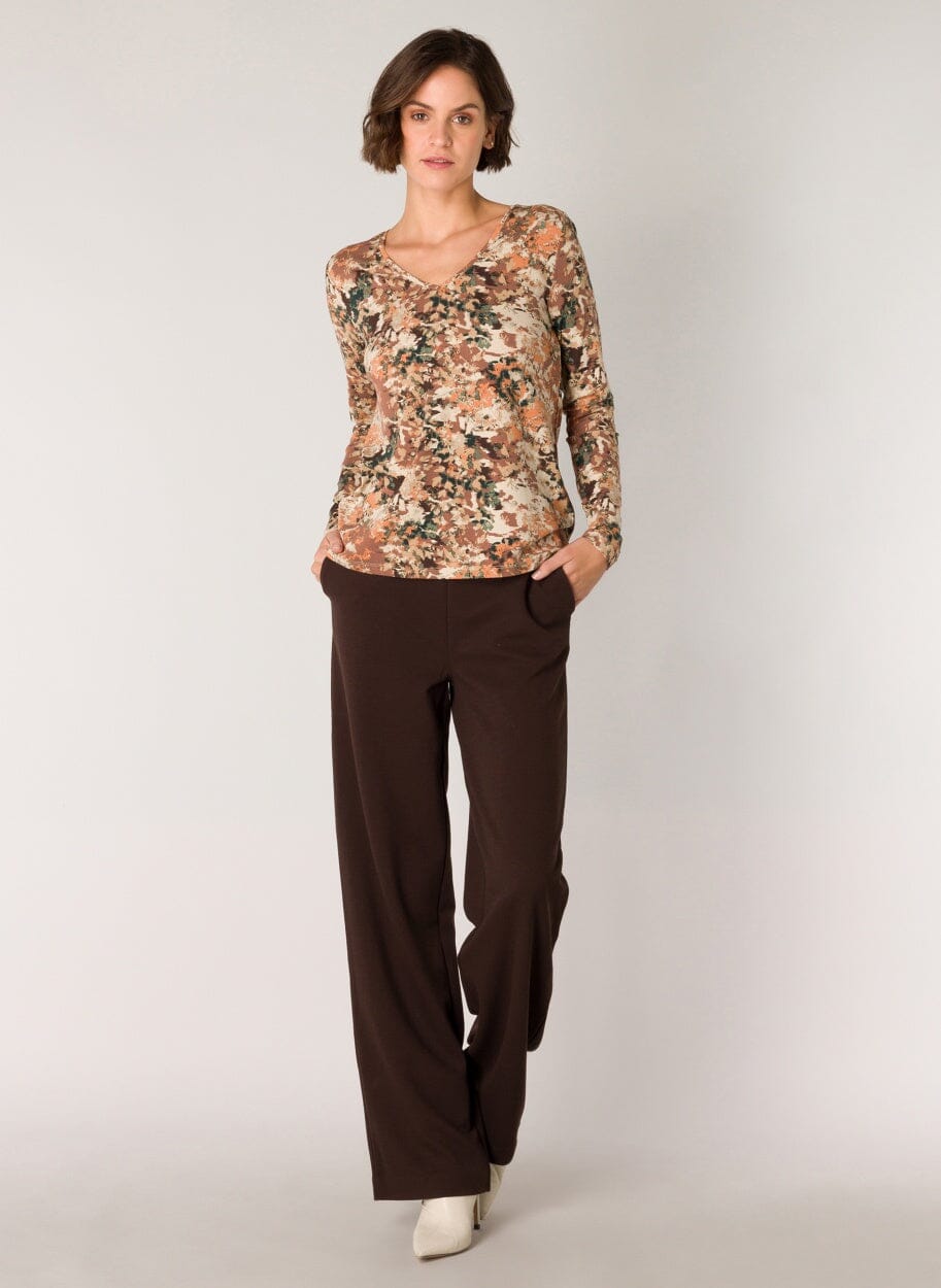Paloma Essential Trousers in Black Coffee Trousers Yest