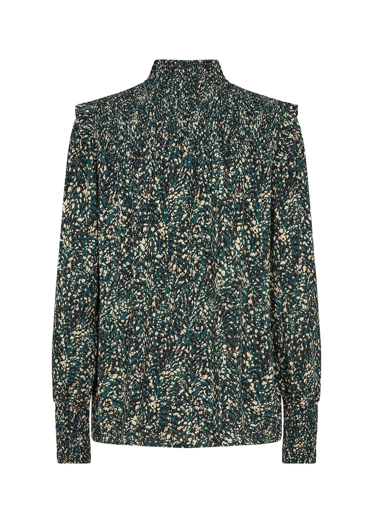 Tasmin Blouse in Shady Green Combi Blouse Soyaconcept
