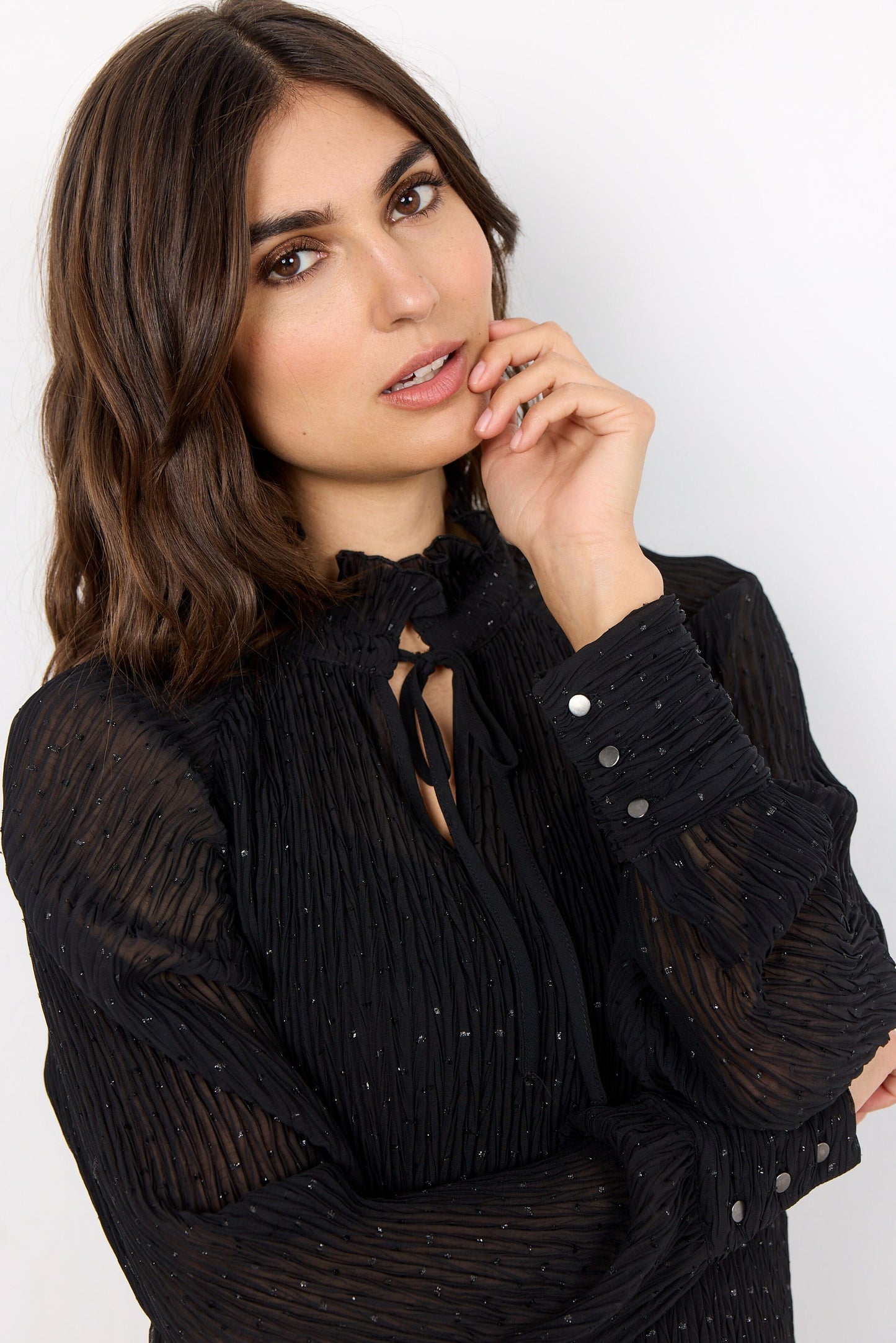Valerie Blouse in Black Blouse Soyaconcept