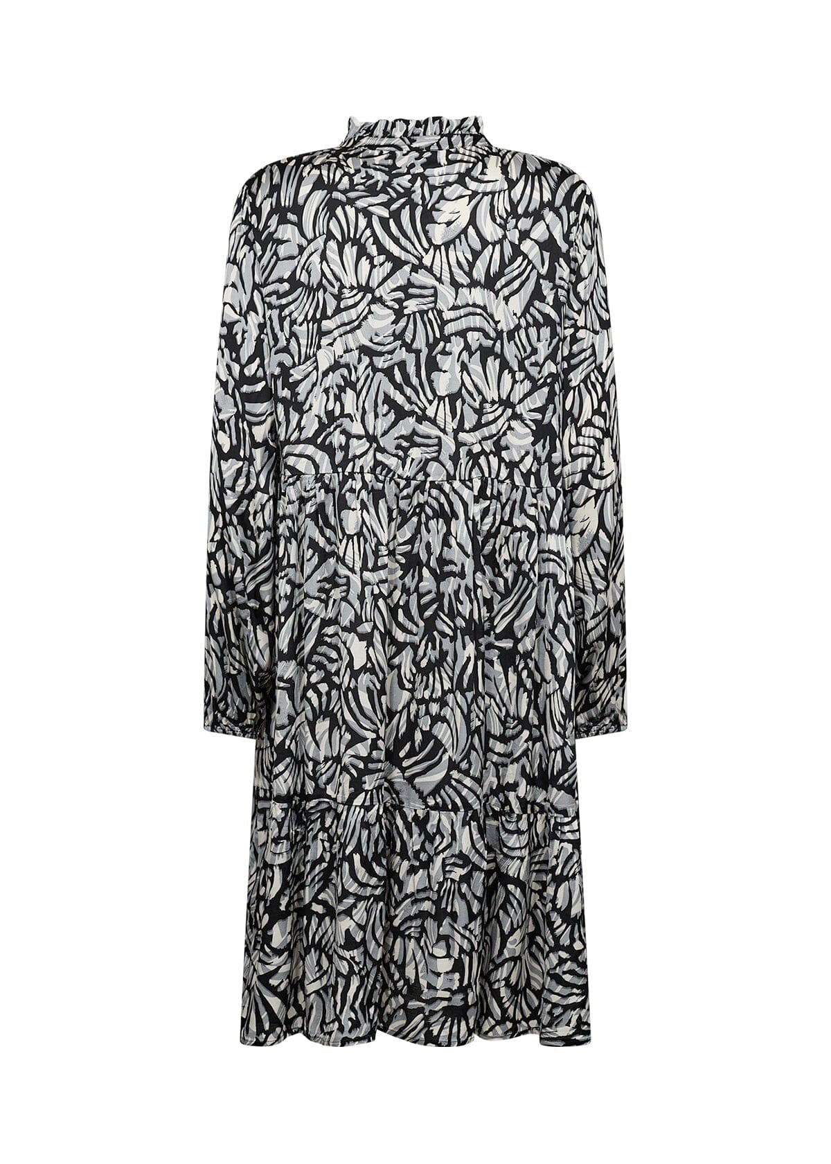 Vian Dress in Stone Grey Combi Dress Soyaconcept