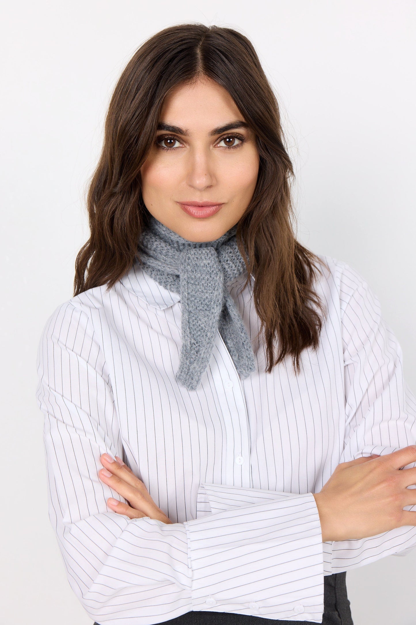 Vibika Shirt in White Combi Shirt Soyaconcept