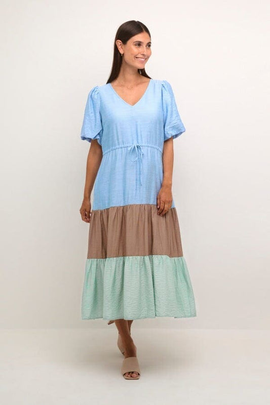 Amino Long Dress in Cashmere Blue - Renaissance Boutiques Ireland