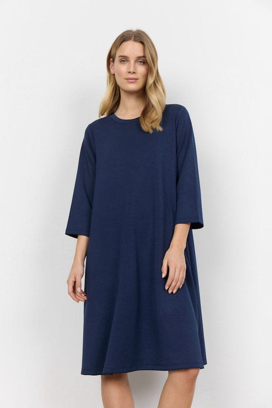 Banu Dress in Blue Iris Dress Soyaconcept 