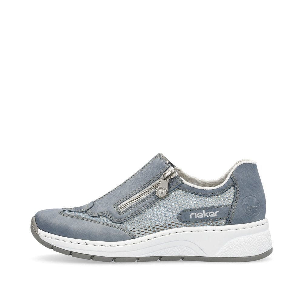 Breathable Sneakers with Zipper in Grey Renaissance Boutiques Ireland