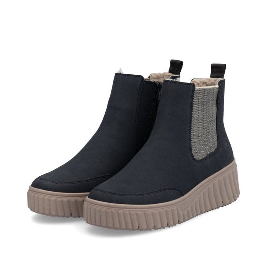 Chelsea Boots in Navy Footwear Rieker 