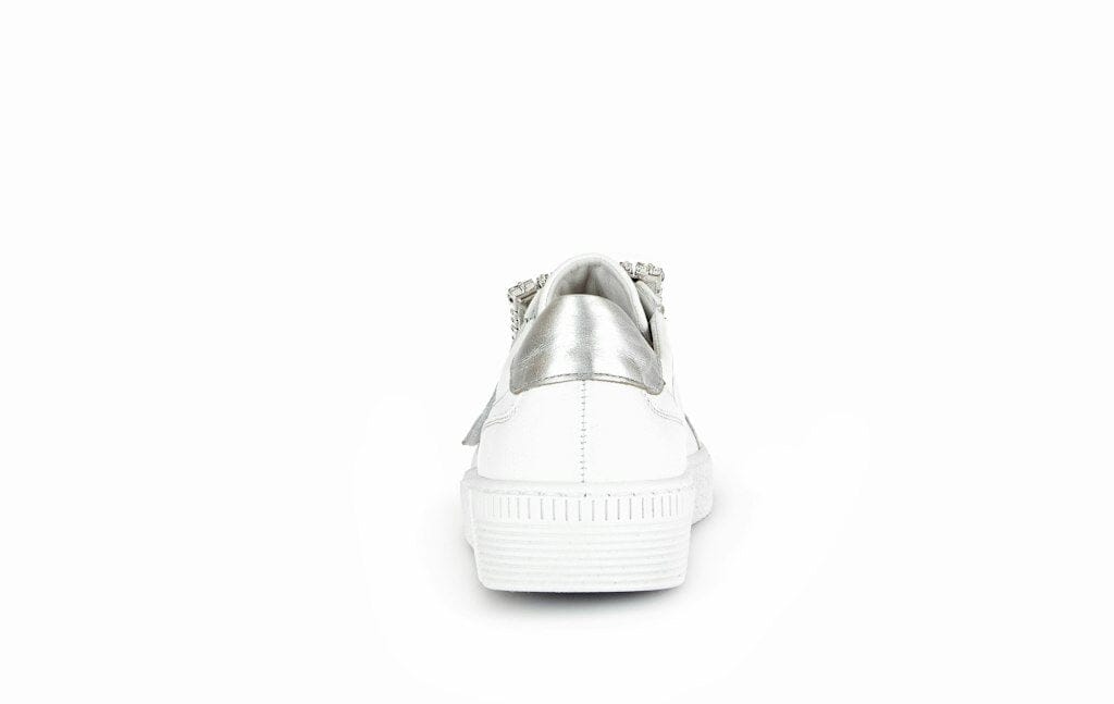 Chunky Sole Sneaker with Buckle Detail in White Sneaker Gabor 