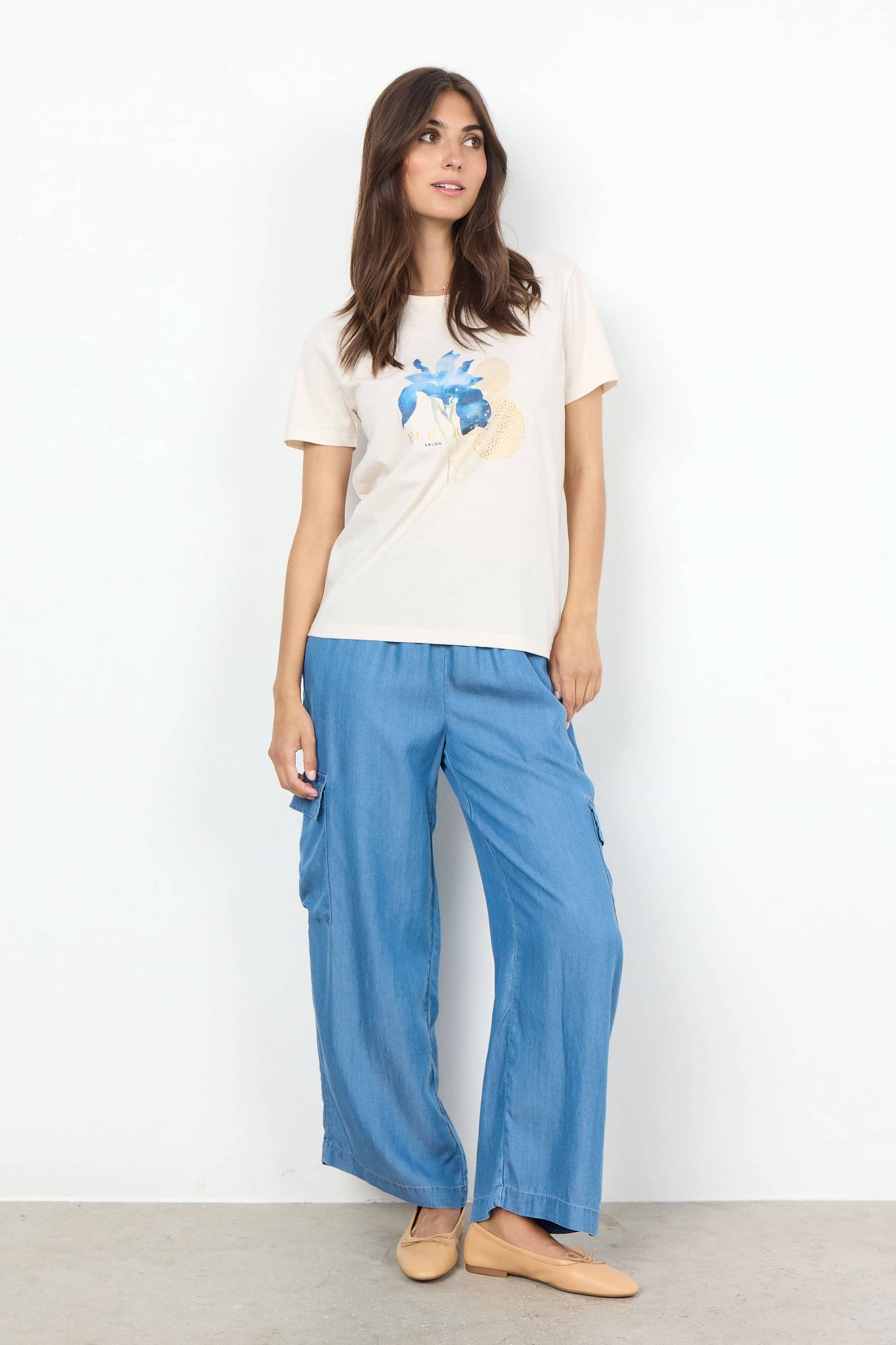 Derby T-Shirt in Crystal Blue T-Shirt Soyaconcept 