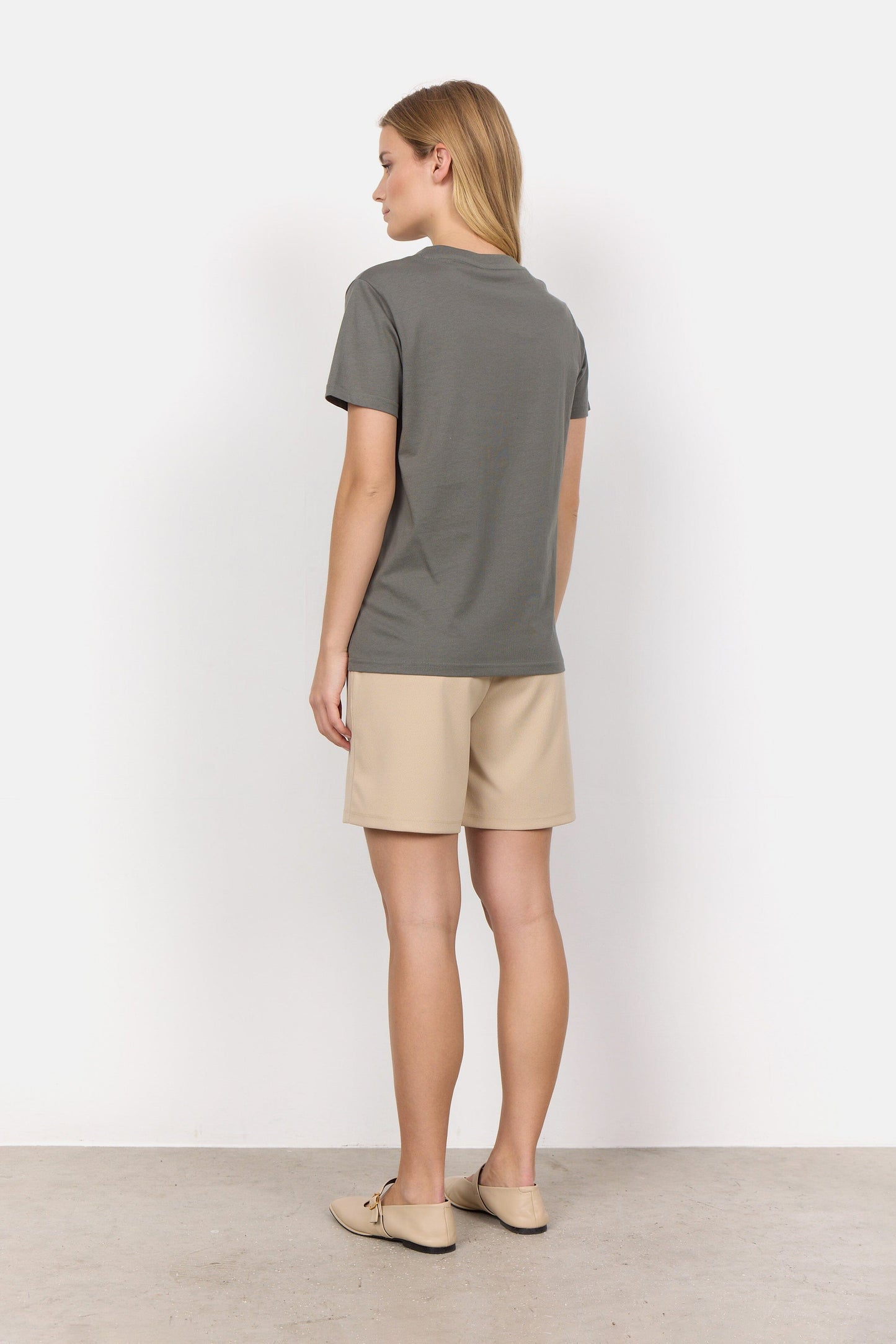 Derby T-Shirt in Misty T-Shirt Soyaconcept 