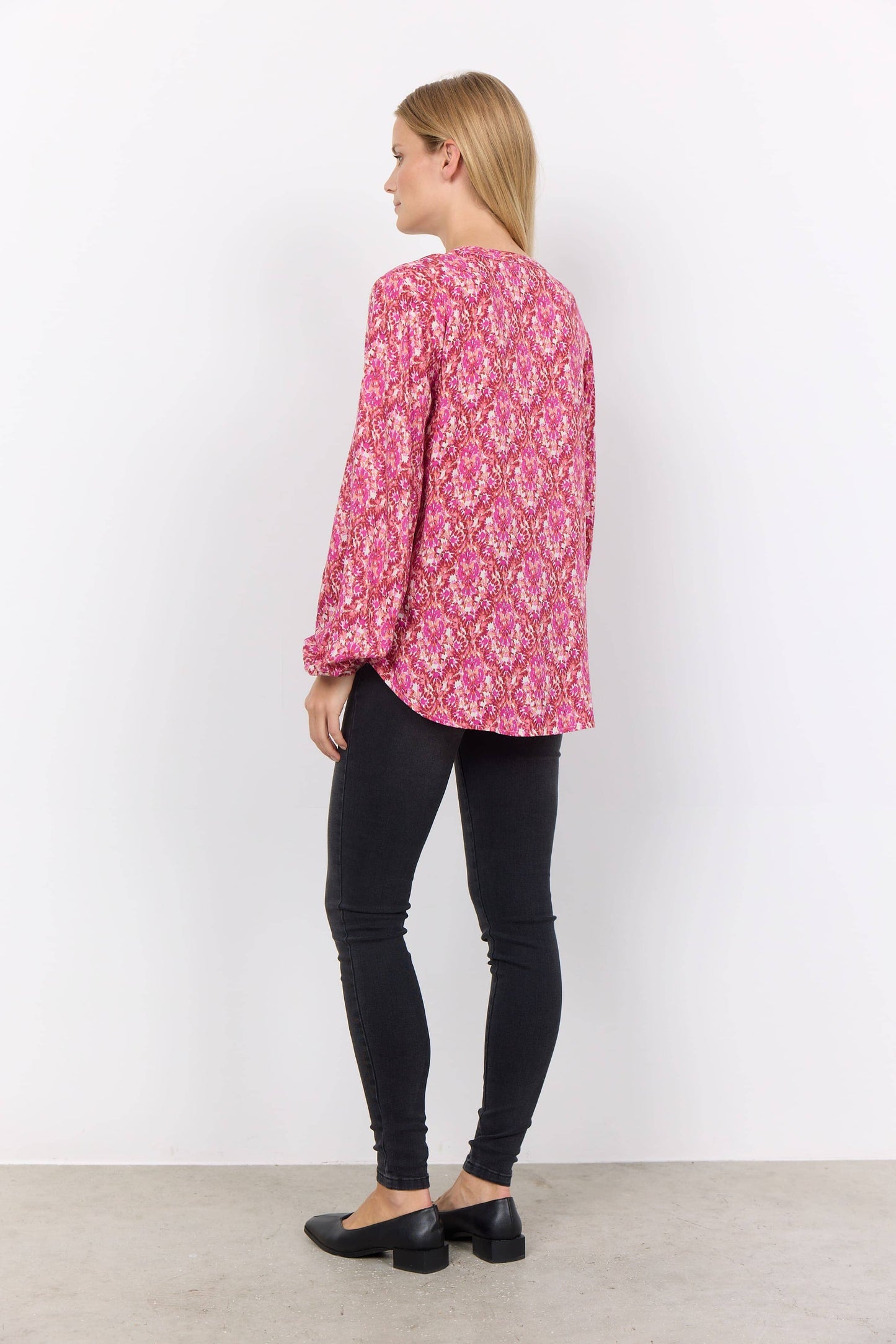 Dorte Blouse in Pink Combi Blouse Soyaconcept 