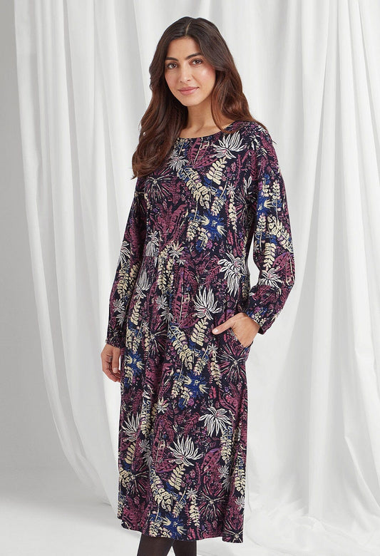 Eleanor Dress Forest Print in Multicolour Dress Adini 