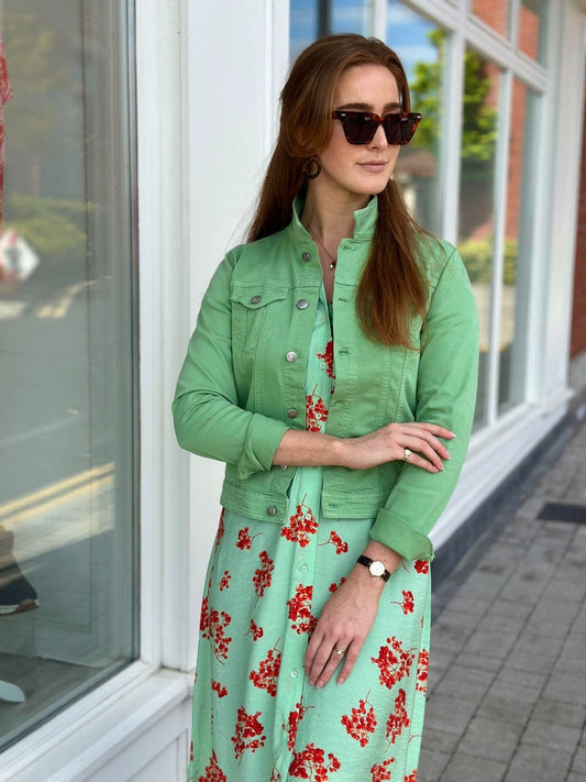 Erna Jacket in Green Jacket Soyaconcept 