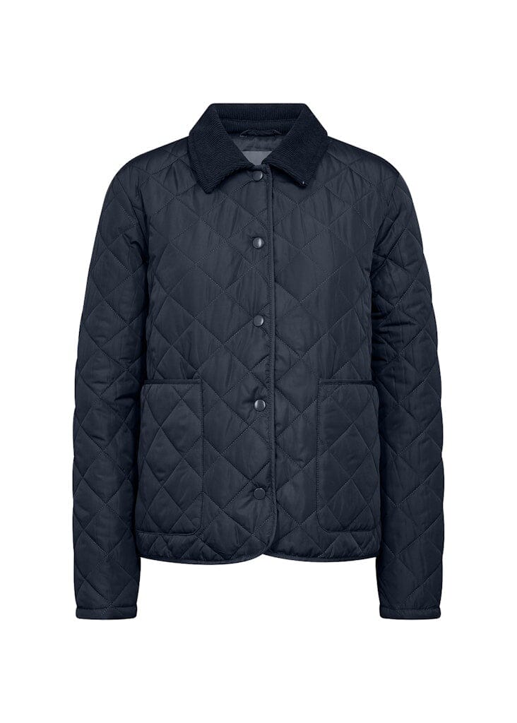 Fenya Jacket with Buttons in Navy Jacket Soyaconcept 