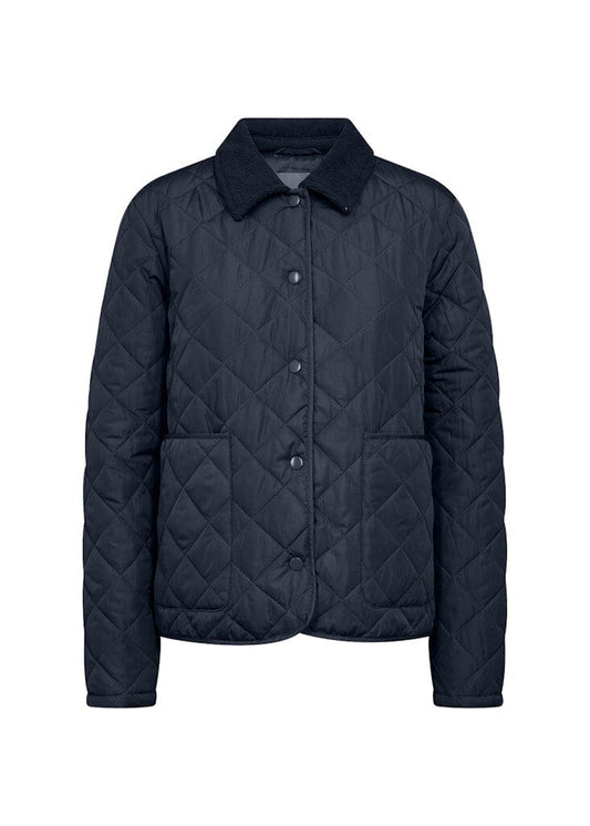 Fenya Jacket with Buttons in Navy Jacket Soyaconcept 