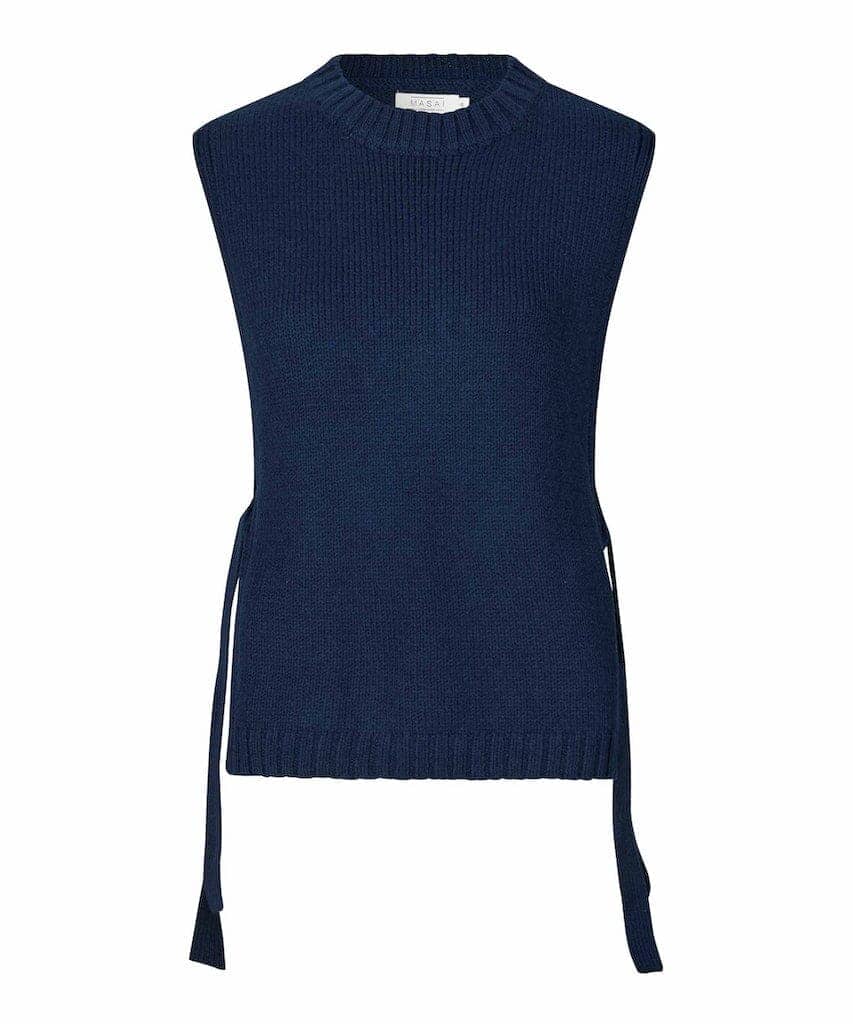 Fumiko Sleeveless Top in Maritime Blue - Renaissance Boutiques Ireland