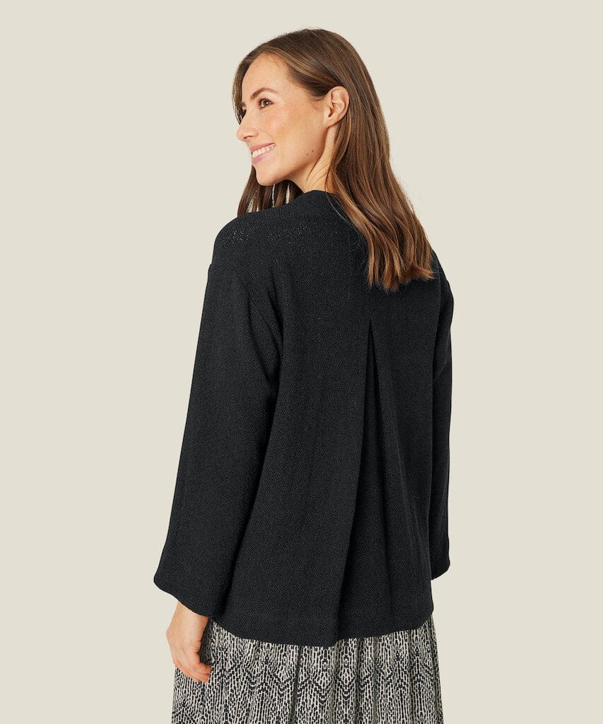 Jale 3/4 Sleeve Jacket in Black Jacket Masai 