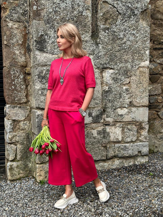 Kate Sus Wide Trousers in Love Potion Trousers Ichi 