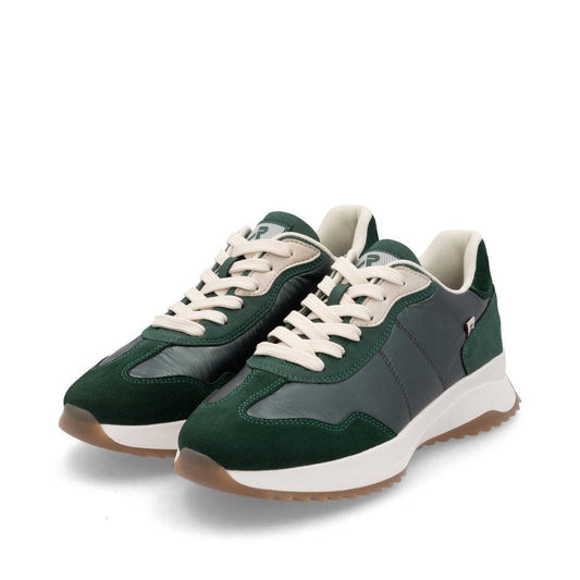 Lace-up Sneakers in Green Footwear Rieker 