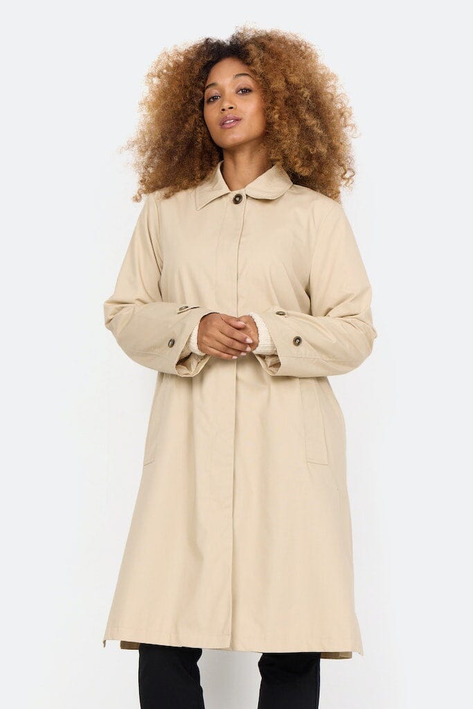 Lora Jacket in Sand Jacket Soyaconcept 