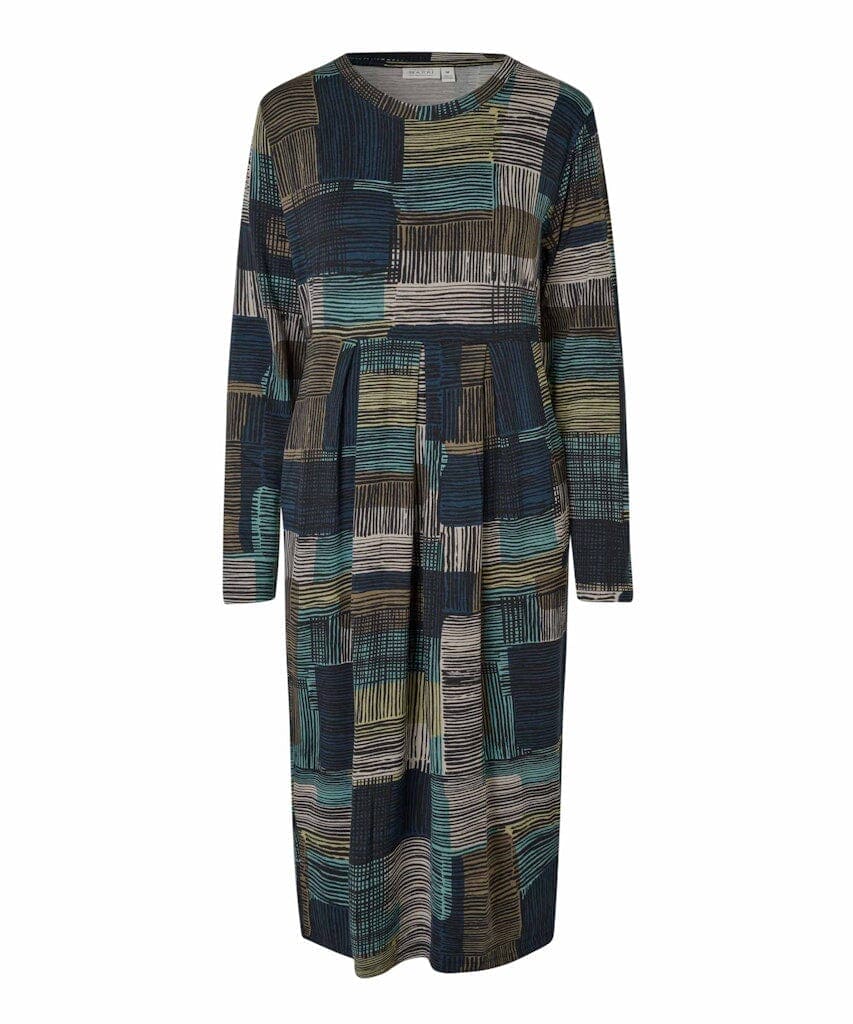 Namo Long Sleeve Dress in Teal Dress Masai 