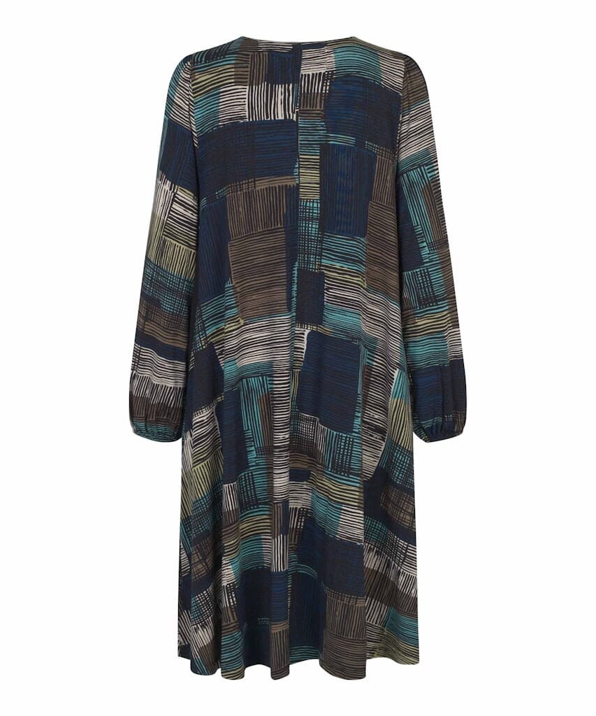 Noam Long Sleeve Dress in Teal Dress Masai 