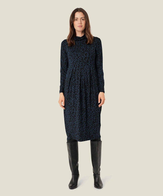 Noura Long Sleeve Dress in Moonlit Ocean Dress Masai 