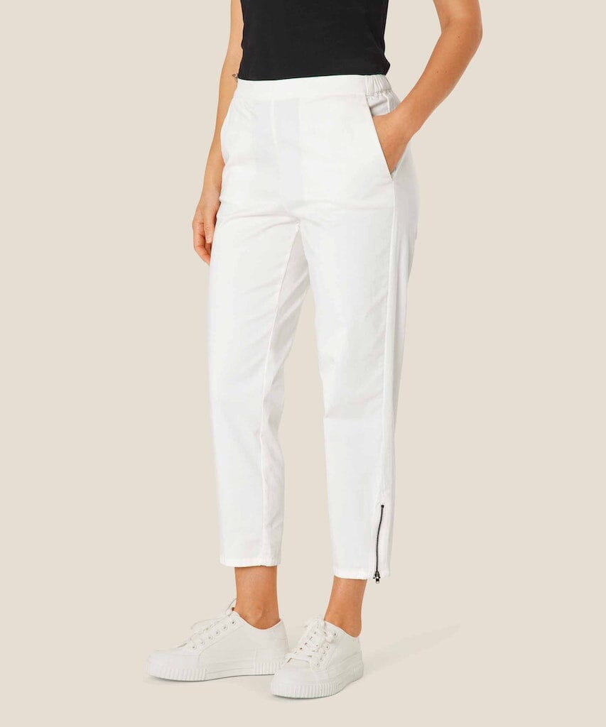 Padme Slim Leg Trousers in Cream Trousers Masai 