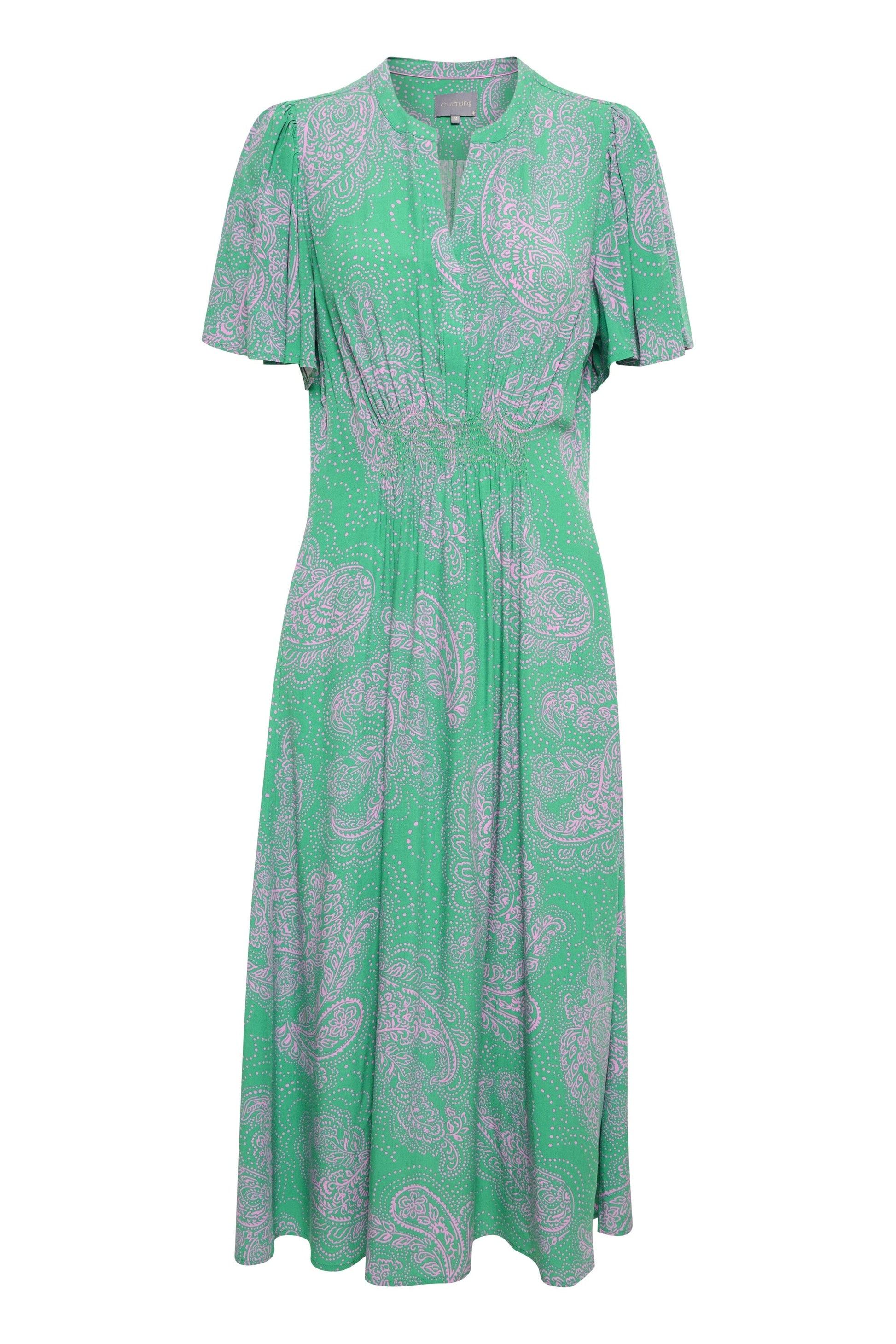 Polly Long Dress in Green Long Dress Culture 