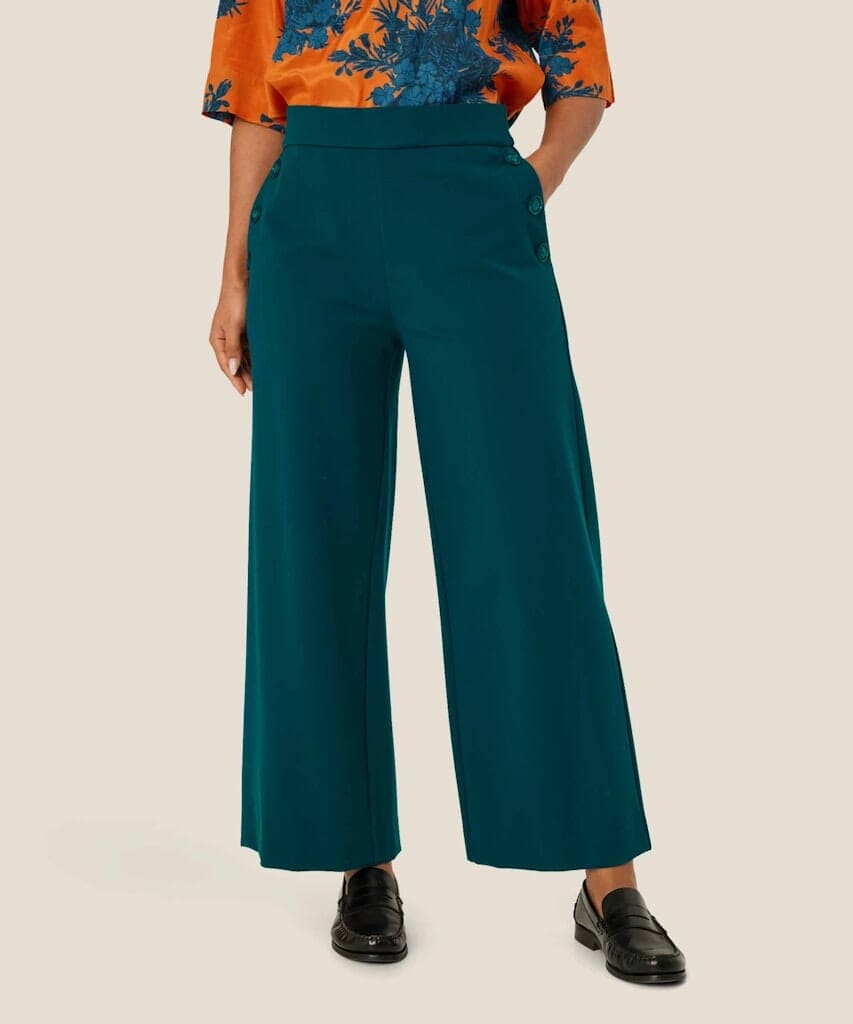 Prisca Wide Trousers in Reflect Pond Trousers Masai 