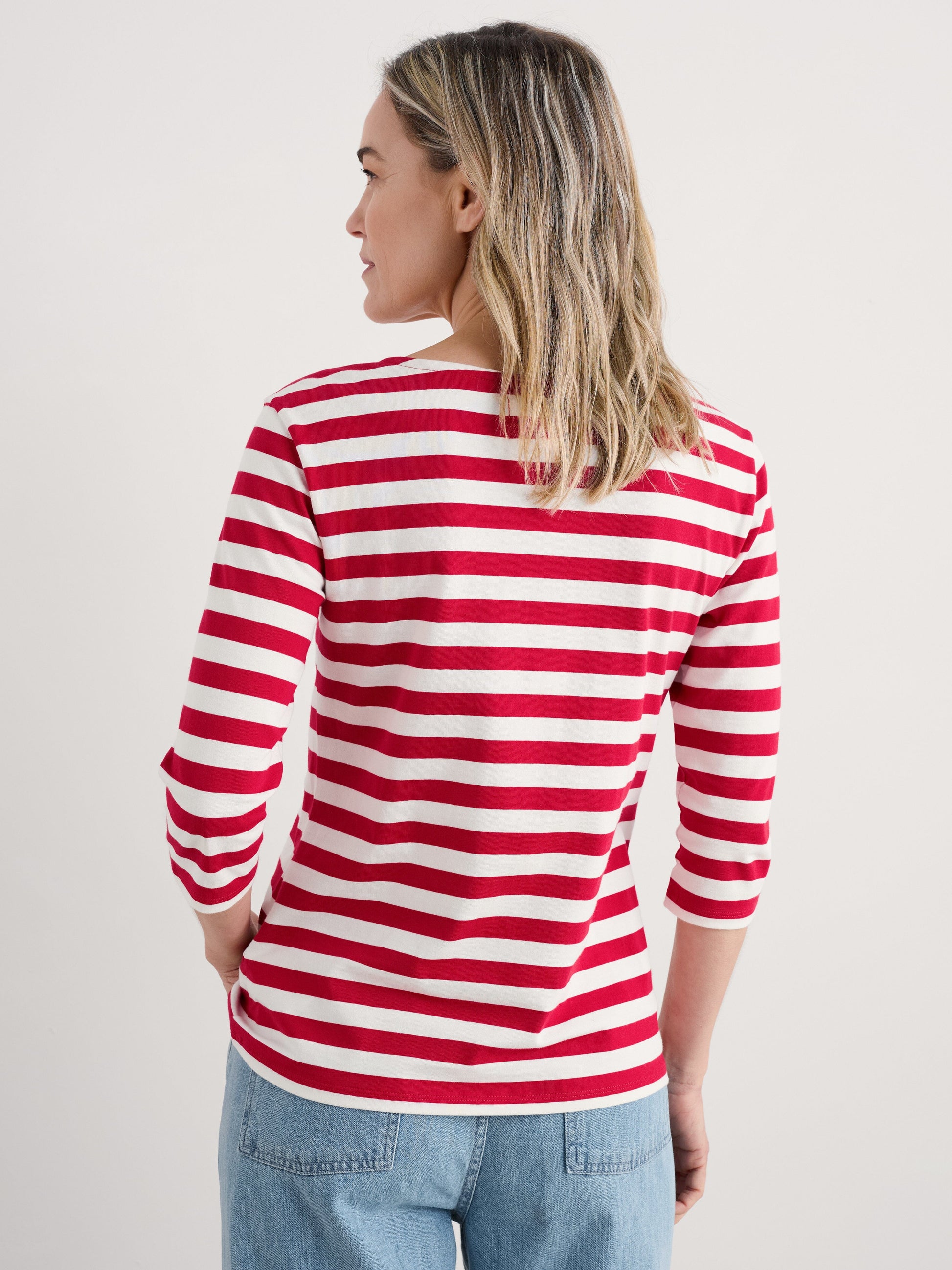 Sailor Top in Scallion Scarlet Top Seasalt 
