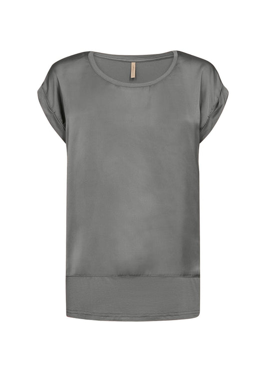 Thilde T-Shirt in Misty T-Shirt Soyaconcept 
